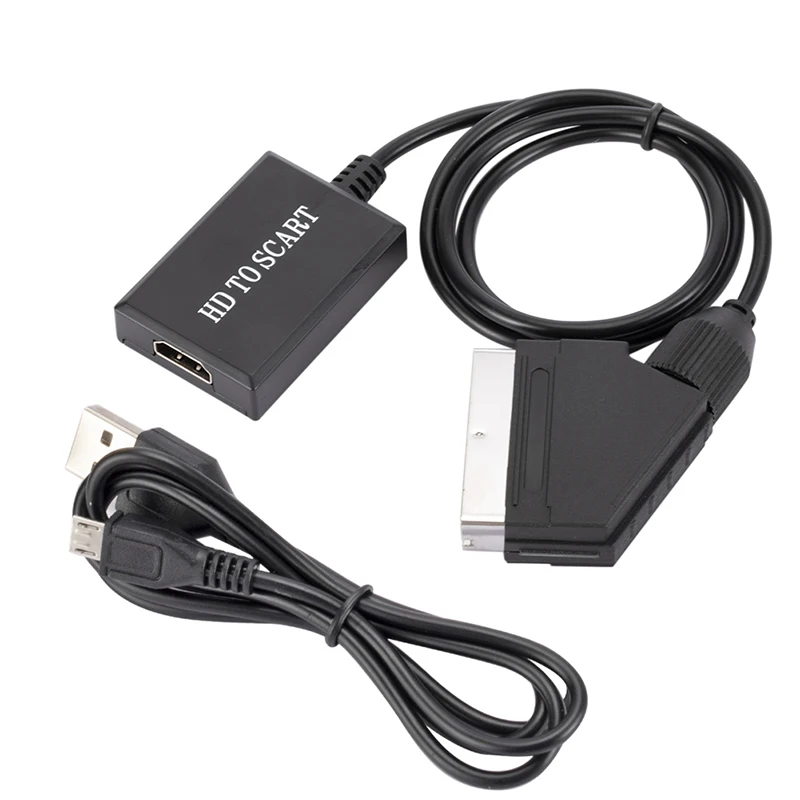 Hd 1080p Hdmi-compatible Input To Scart Video Output Audio Converter Adapter Compatible For Crt Tv Vhs DVD Video Recorder
Hd 1080p Hdmi-compatible Input To Scart Video Output Audio Converter Adapter Compatible For Crt Tv Vhs DVD Video Recorder
