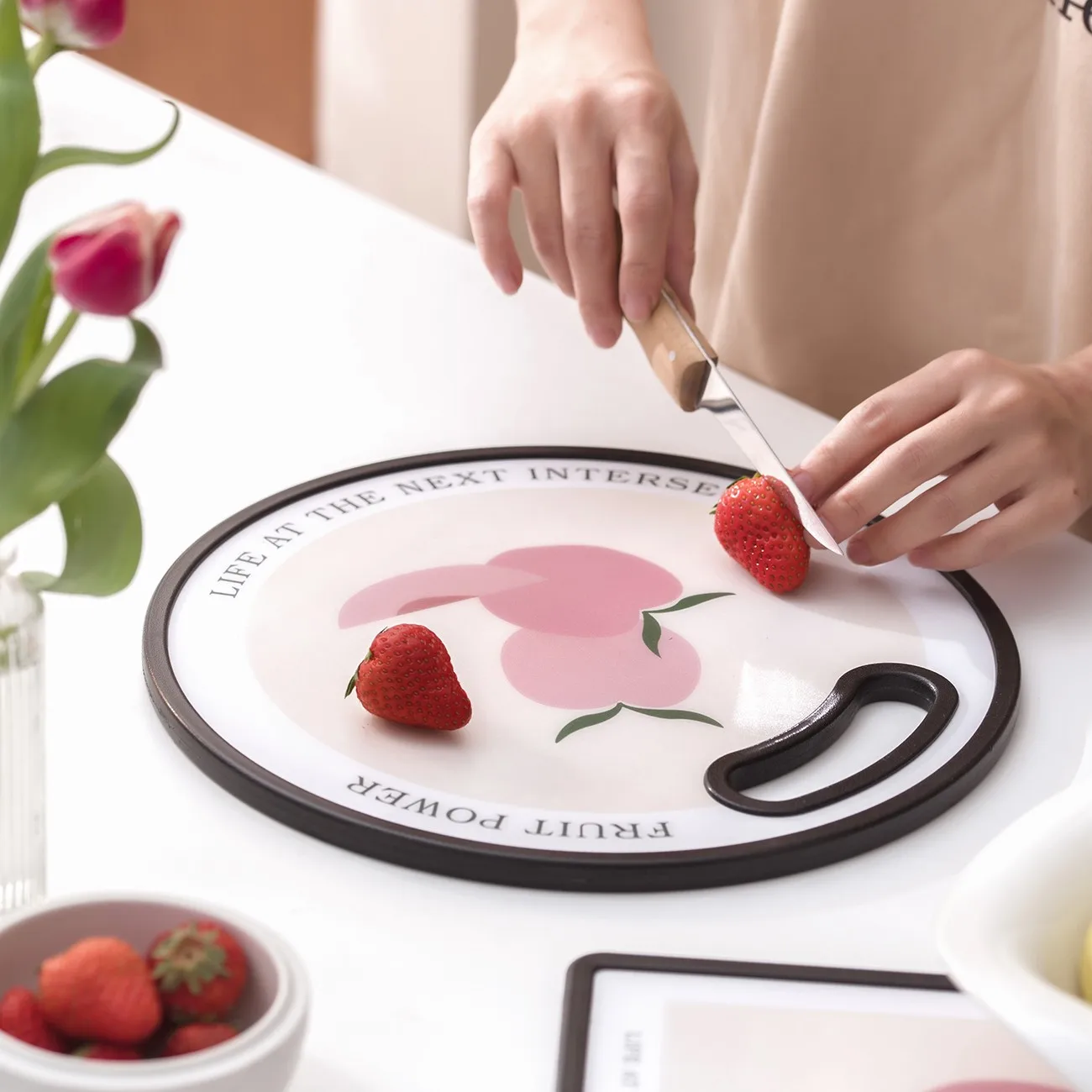 Original and creative slicing board PP chopping board fruit chopping board children's complementary food board vegetable board
Original and creative slicing board PP chopping board fruit chopping board children's complementary food board vegetable board