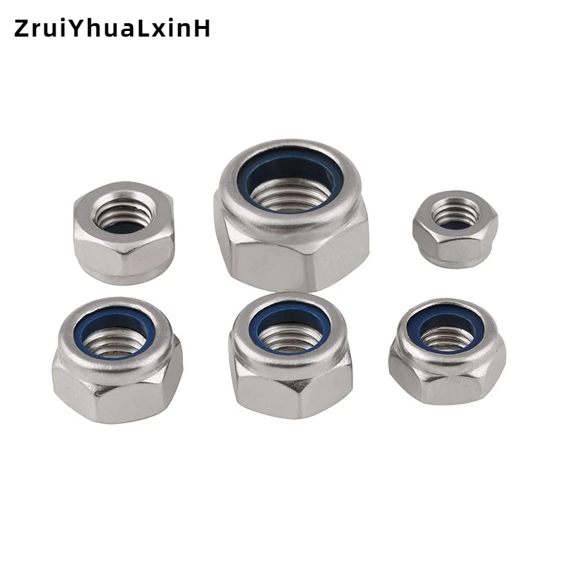 American Nylon Lock Nut Locknut Stainless Steel Self-locking Nut Locking Screw Cap 5Pcs
American Nylon Lock Nut Locknut Stainless Steel Self-locking Nut Locking Screw Cap 5Pcs