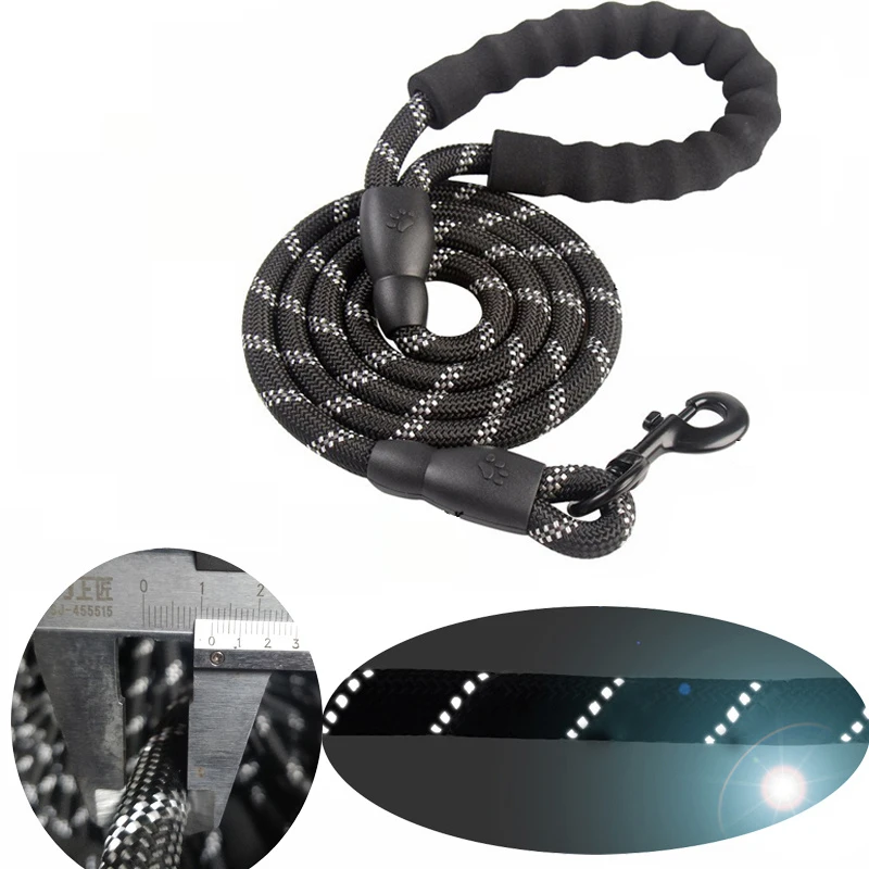Pet Leash Reflective Strong Dog Leash Long Comfortable Padded Handle Large Dog Heavy Duty Training Traction Durable Nylon Lead
Pet Leash Reflective Strong Dog Leash Long Comfortable Padded Handle Large Dog Heavy Duty Training Traction Durable Nylon Lead