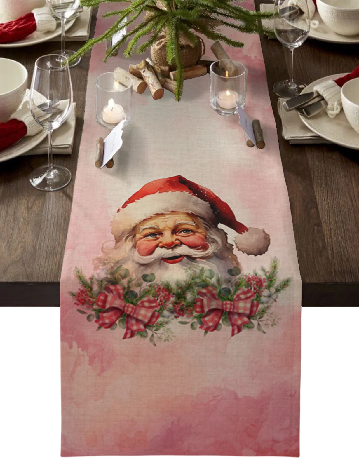 Christmas Santa Claus Branches Leaves Wedding Table Runners Table Mats Party Table Decor Festival Holidays Christmas Tablecloths
Christmas Santa Claus Branches Leaves Wedding Table Runners Table Mats Party Table Decor Festival Holidays Christmas Tablecloths