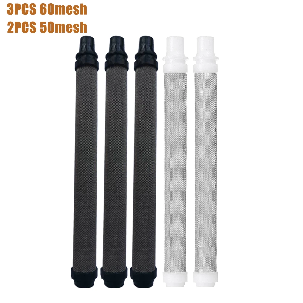 60Mesh Filter Set Spray Tool Supplies 10.5mm Dia. 103mm Length 304 Stainless Steel 5pcs Airless BLACK Equipment
60Mesh Filter Set Spray Tool Supplies 10.5mm Dia. 103mm Length 304 Stainless Steel 5pcs Airless BLACK Equipment