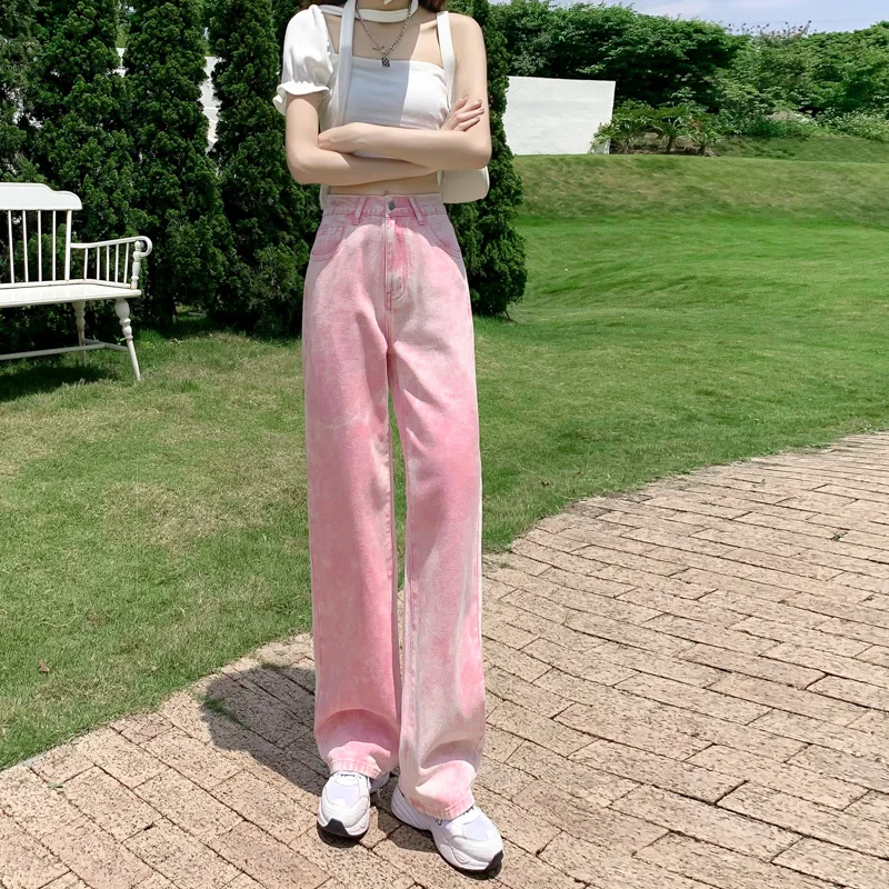 Woman Wid Leg Jeans 2023 New Pants Vintage High Waist Jeans Full Length Candy Color Jeans Cowboy Pants Fashion Denim Trousers
Woman Wid Leg Jeans 2023 New Pants Vintage High Waist Jeans Full Length Candy Color Jeans Cowboy Pants Fashion Denim Trousers