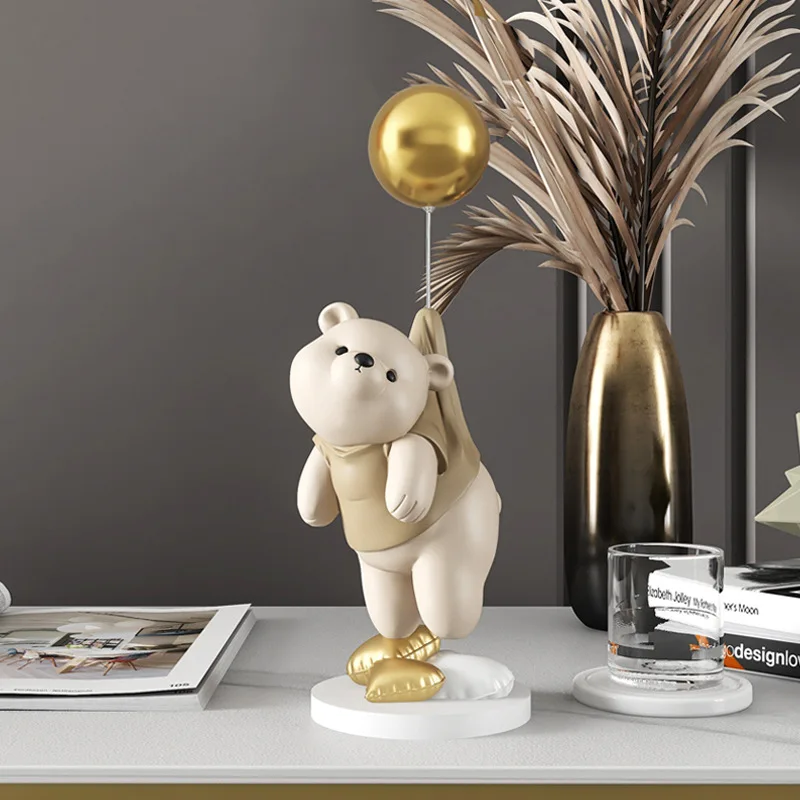 Creative Balloon Polar Bear Resin Ornaments Home Decor Crafts Statue Office Desk Figurines Decoration Bookcase Sculpture Craftsd
Creative Balloon Polar Bear Resin Ornaments Home Decor Crafts Statue Office Desk Figurines Decoration Bookcase Sculpture Craftsd