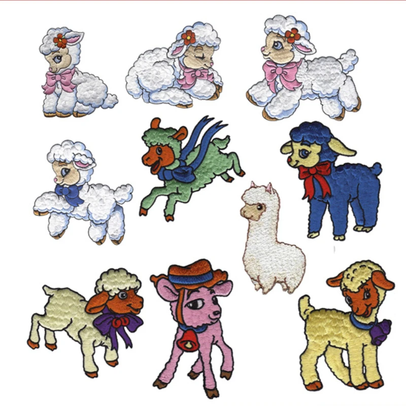 20pcs/lot Luxury Anime Embroidery Patch Cute Animal Sheep Bow Dress Shirt Bag Clothing Decoration Accessory Craft Diy Applique
20pcs/lot Luxury Anime Embroidery Patch Cute Animal Sheep Bow Dress Shirt Bag Clothing Decoration Accessory Craft Diy Applique