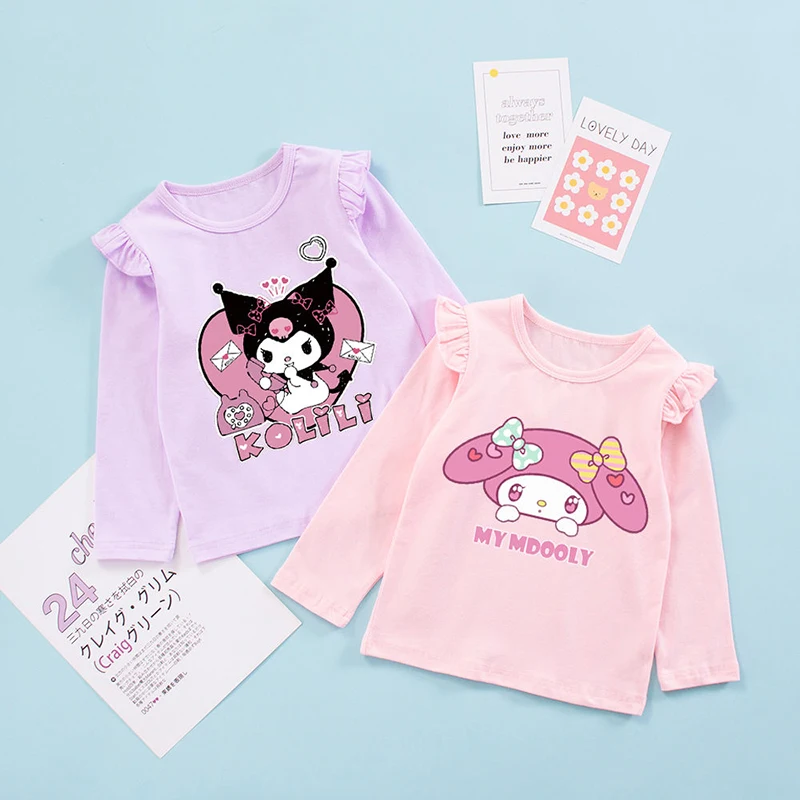 New Sanrioed Kuromi My Melody Anime Toddler Boys Girls Long Shirt T Shirts Spring Autumn Sweatshirt Tops Pullover Kawaii Gift
New Sanrioed Kuromi My Melody Anime Toddler Boys Girls Long Shirt T Shirts Spring Autumn Sweatshirt Tops Pullover Kawaii Gift