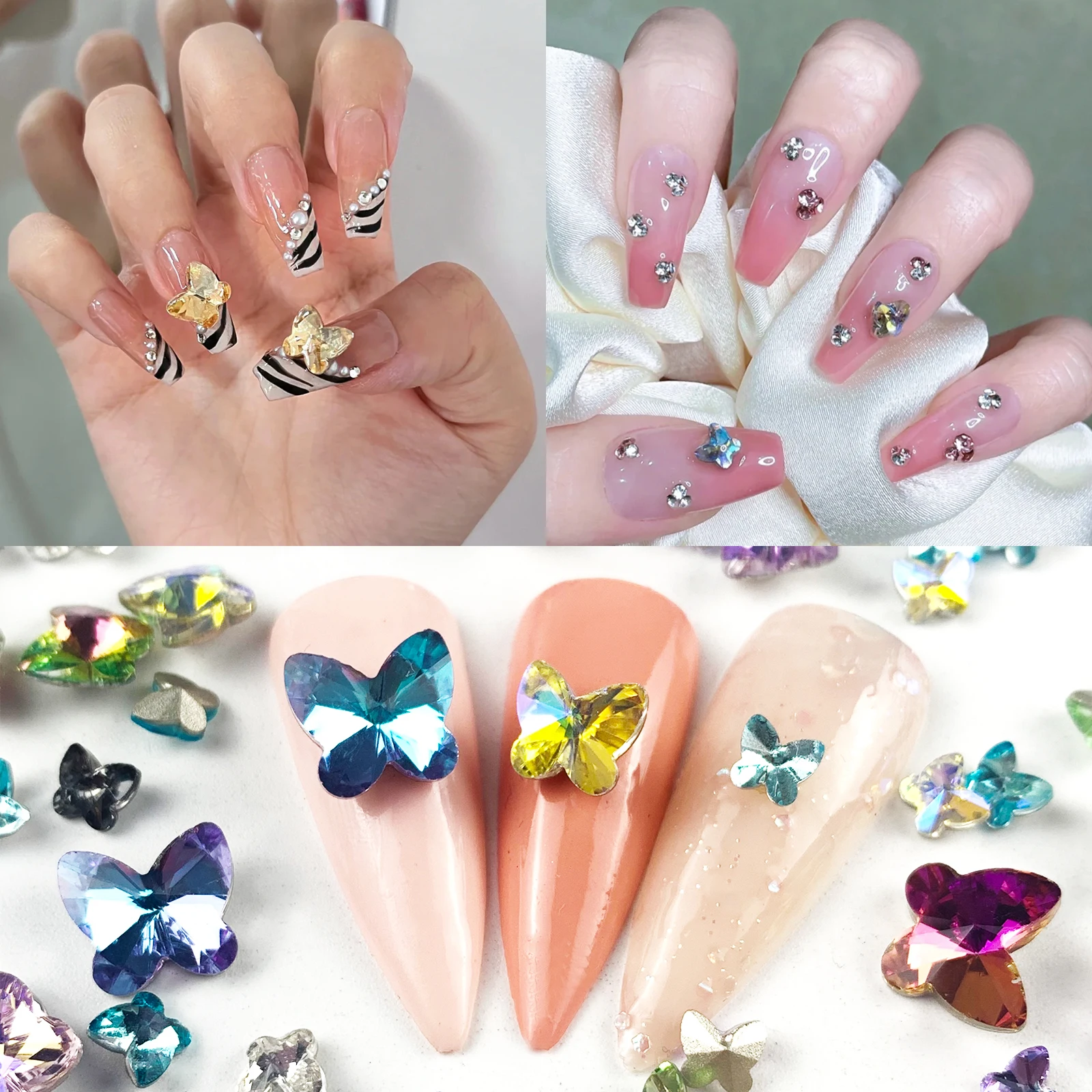 Стеклянные стразы в форме бабочки для ногтей, новый дизайн, хрустальные стразы, сделай сам, клей на ногтях K9, стеклянные Необычные камни
Стеклянные стразы в форме бабочки для ногтей, новый дизайн, хрустальные стразы, сделай сам, клей на ногтях K9, стеклянные Необычные камни