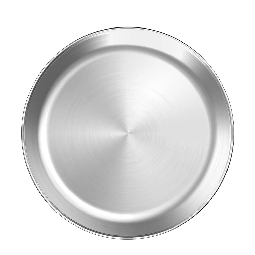 Pizza Plate Stainless Steel Plates Home Serving Tray Round Shape Restaurant Vegetables Dish Use Baking Pans
Pizza Plate Stainless Steel Plates Home Serving Tray Round Shape Restaurant Vegetables Dish Use Baking Pans