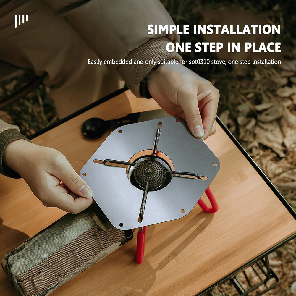 Outdoor Camping Stove Heat Shield Ultralight Insulation Protection Plate for SOTO ST310 Stoves Replacement Parts
Outdoor Camping Stove Heat Shield Ultralight Insulation Protection Plate for SOTO ST310 Stoves Replacement Parts
