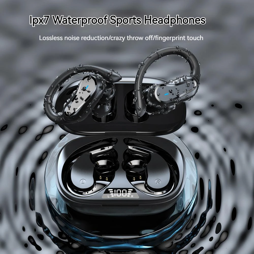 IPX7 Waterproof Noise Cancelling Bluetooth Headset Tws Hanging Ear Type Smart Touch Smart 500mah Charging Base I27
IPX7 Waterproof Noise Cancelling Bluetooth Headset Tws Hanging Ear Type Smart Touch Smart 500mah Charging Base I27