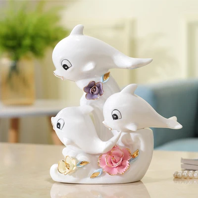 NORDIC CREATIVE CERAMICS DOLPHIN FAMILY MODERN HOME DECORATIONS CRAFTS ORNAMENTS CARTOON ANIMALS CHILDREN'S ROOM FIGURINES
NORDIC CREATIVE CERAMICS DOLPHIN FAMILY MODERN HOME DECORATIONS CRAFTS ORNAMENTS CARTOON ANIMALS CHILDREN'S ROOM FIGURINES
