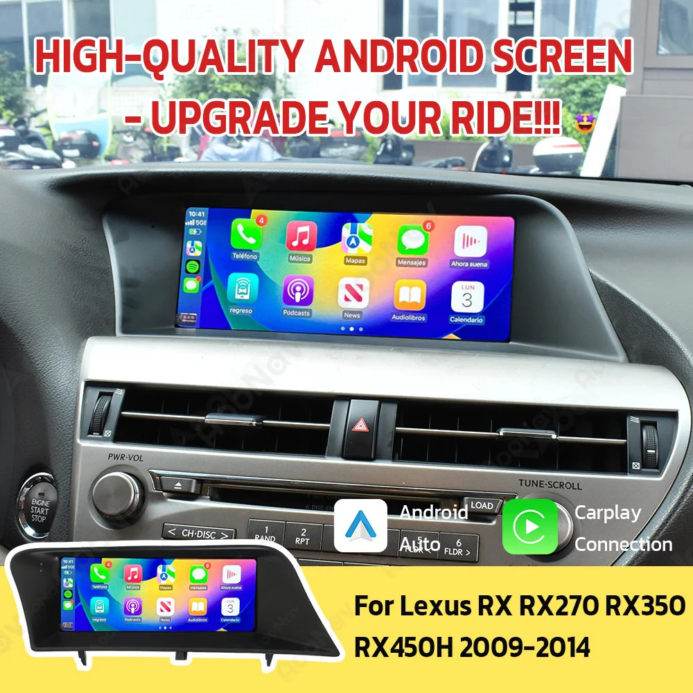 Android 12 8+128G Qualcomm Multimedia Player Car Dvd Player For Lexus RX RX270 RX350 RX450H Auto Radio Stereo Wireless Carplay
Android 12 8+128G Qualcomm Multimedia Player Car Dvd Player For Lexus RX RX270 RX350 RX450H Auto Radio Stereo Wireless Carplay