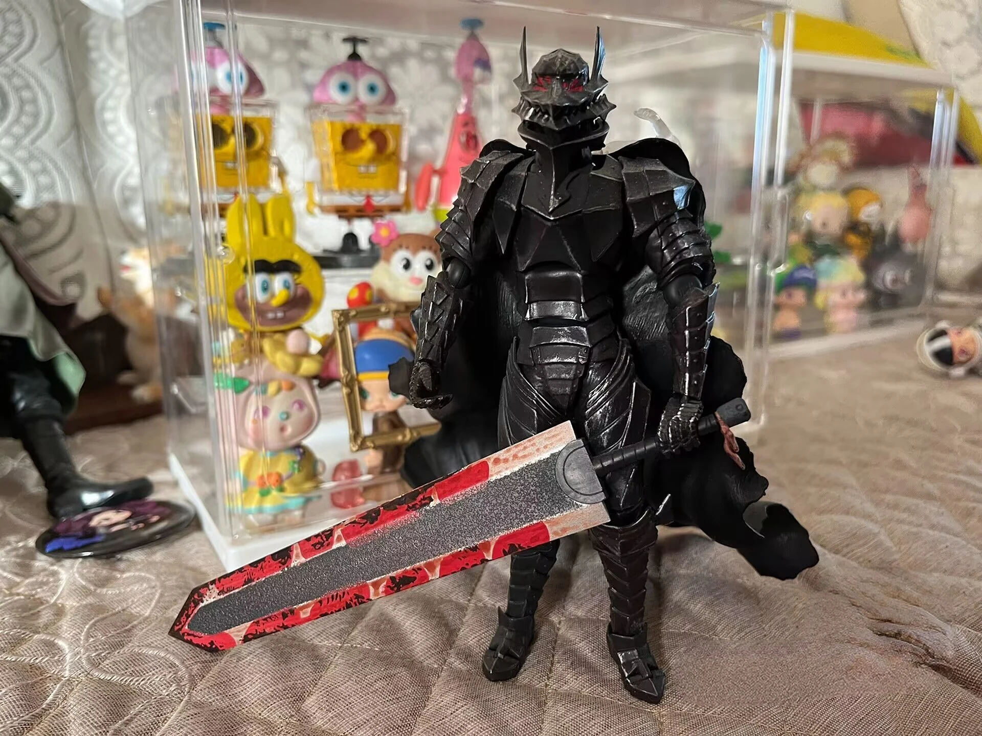 Figma меч стиль легенда Гус берсеркер Броня Фирменная подвижная модель настольное украшение автомобиля Украшение Фигурка солдата
Figma меч стиль легенда Гус берсеркер Броня Фирменная подвижная модель настольное украшение автомобиля Украшение Фигурка солдата