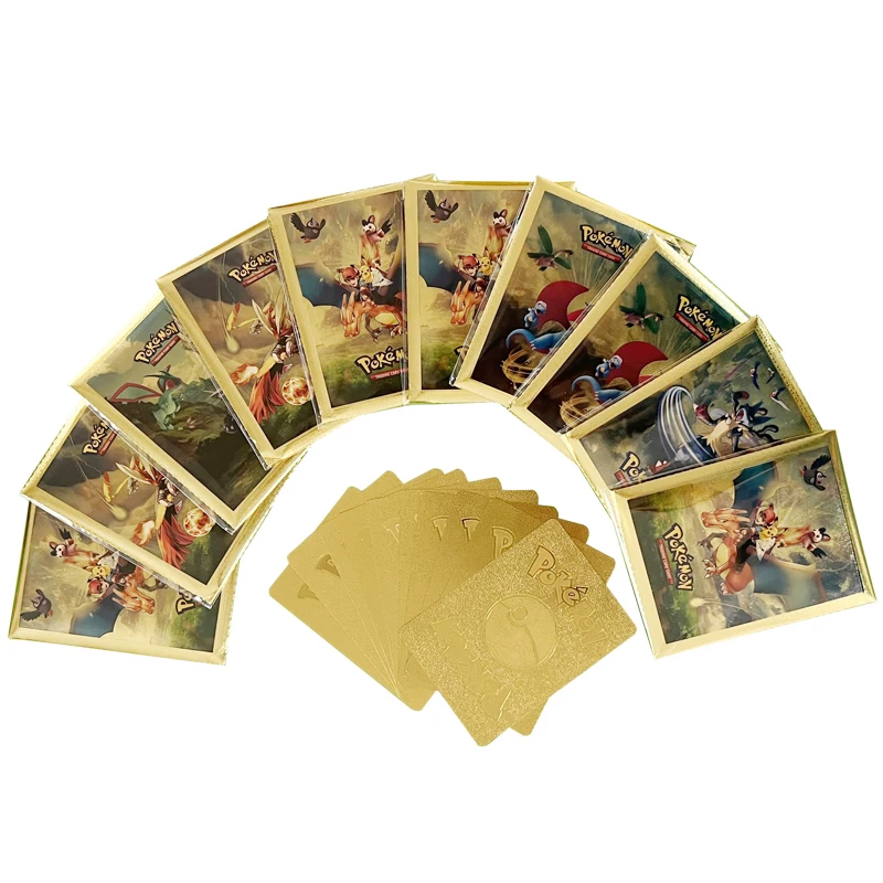 Boutique Boxed Pokemon Gold Foil Card Gold Vmax V Energy Card Mew Mewtwo Pikachu Rare Series Battle Coach Children Toy Card Gift
Boutique Boxed Pokemon Gold Foil Card Gold Vmax V Energy Card Mew Mewtwo Pikachu Rare Series Battle Coach Children Toy Card Gift