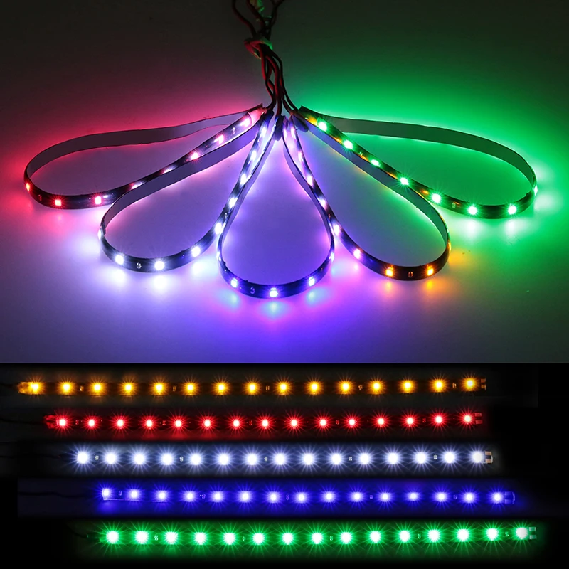 Car Led Strip Decoration 30cm Ambient Light 15 SMD Waterproof Flexible Daytime Running Lights Car Decorative Accessories
Car Led Strip Decoration 30cm Ambient Light 15 SMD Waterproof Flexible Daytime Running Lights Car Decorative Accessories