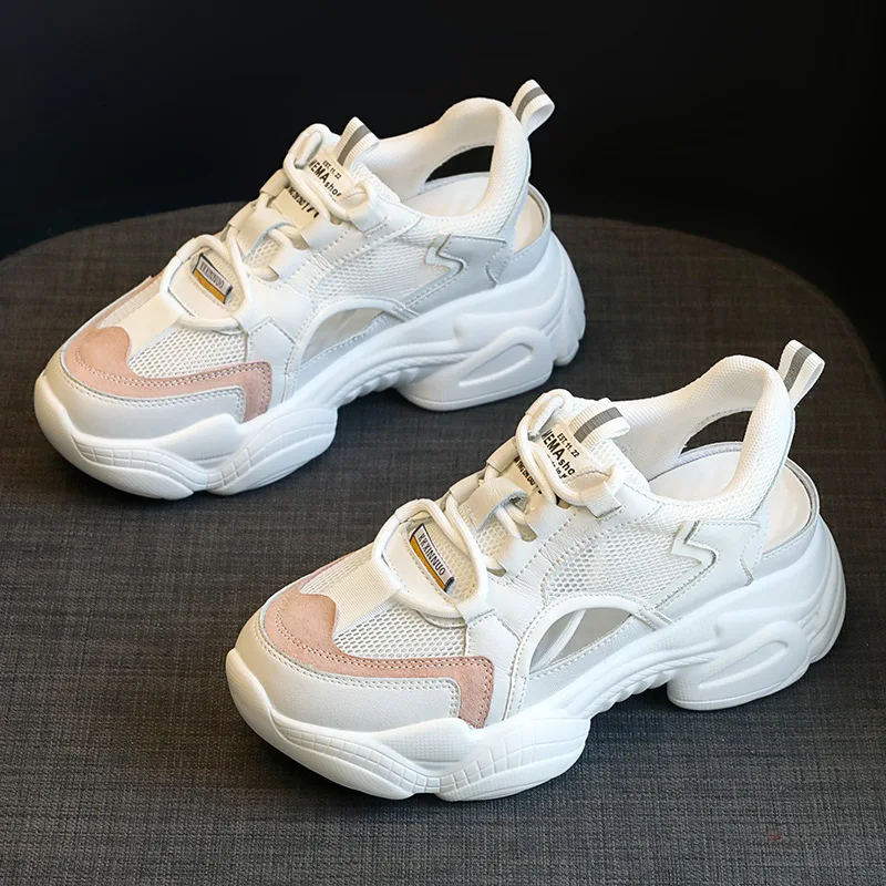 New Women Chunky Sneakers 2022 Summer Platform Shoes Ladies Brand Wedges Casual Shoes For Woman Leather Sports Dad Shoes 6CM
New Women Chunky Sneakers 2022 Summer Platform Shoes Ladies Brand Wedges Casual Shoes For Woman Leather Sports Dad Shoes 6CM