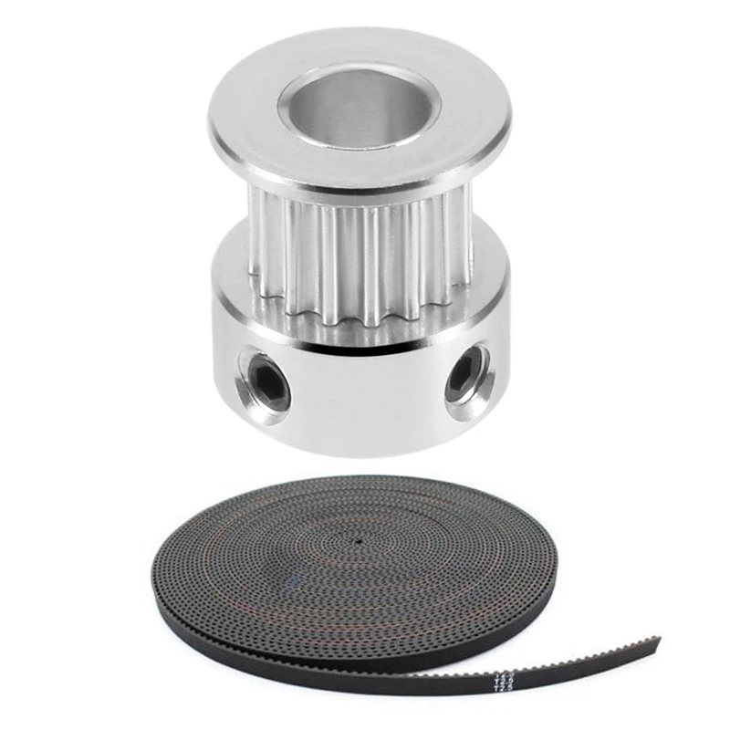 1Pcs Aluminum GT2 16 Teeth 6Mm Bore Timing Belt Pulley Flange Synchronous Wheel For 3D Printer & 1Pcs 6Mm GT2 RF Fiber Glass Rei
1Pcs Aluminum GT2 16 Teeth 6Mm Bore Timing Belt Pulley Flange Synchronous Wheel For 3D Printer & 1Pcs 6Mm GT2 RF Fiber Glass Rei