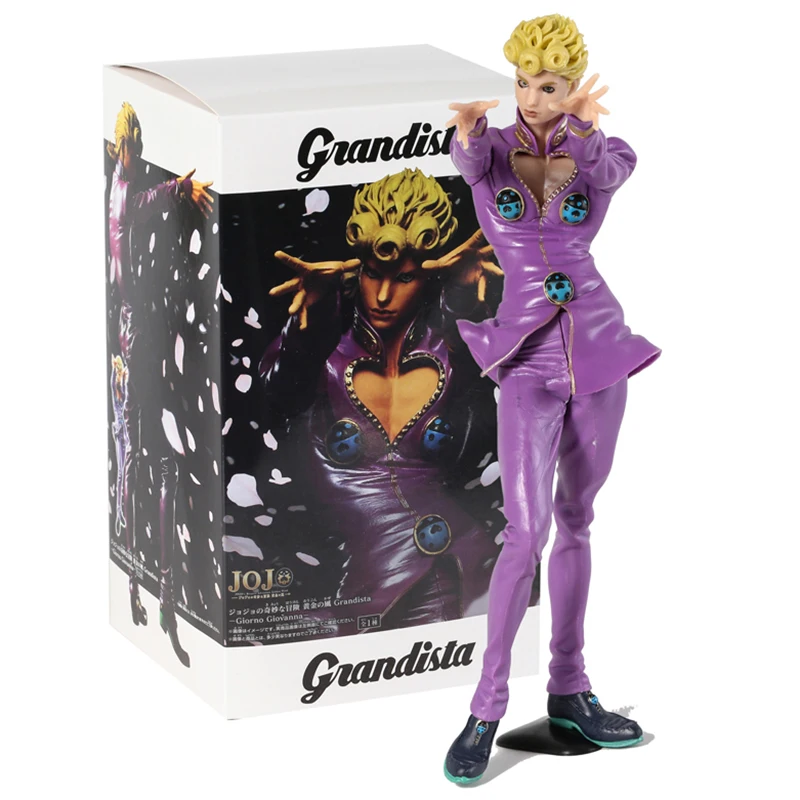 Grandista JOJO's Bizarre Adventure Golden Wind Giorno Giovanna PVC Figure Model Doll Toy Colletible Figurals
Grandista JOJO's Bizarre Adventure Golden Wind Giorno Giovanna PVC Figure Model Doll Toy Colletible Figurals