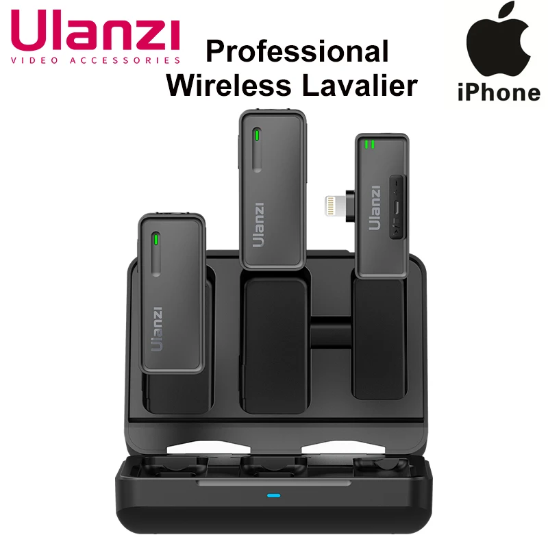 Ulanzi 2.4G Wireless Microphone for iPhone 14 13 12 11 Pro Max with MFI Real Tim Mic Smartphone 2 in i Microphone Recorder
Ulanzi 2.4G Wireless Microphone for iPhone 14 13 12 11 Pro Max with MFI Real Tim Mic Smartphone 2 in i Microphone Recorder