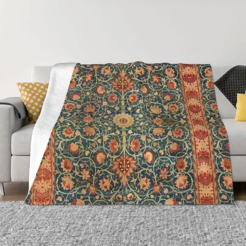 Holland Park William Morris Carpet Print Blankets Warm Flannel Floral Pattern Throw Blanket for Bed Travel Rug Piece
Holland Park William Morris Carpet Print Blankets Warm Flannel Floral Pattern Throw Blanket for Bed Travel Rug Piece