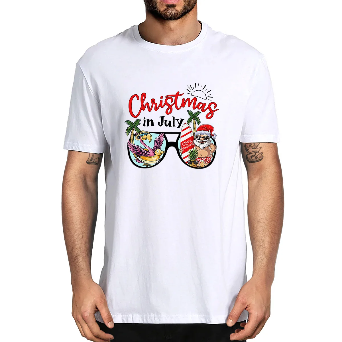 100% Cotton Funny Christmas In July Holiday Beach Flamingo Surfing Xmas Noel Summer Unisen's Novelty T-Shirt Women Casual Tee
100% Cotton Funny Christmas In July Holiday Beach Flamingo Surfing Xmas Noel Summer Unisen's Novelty T-Shirt Women Casual Tee