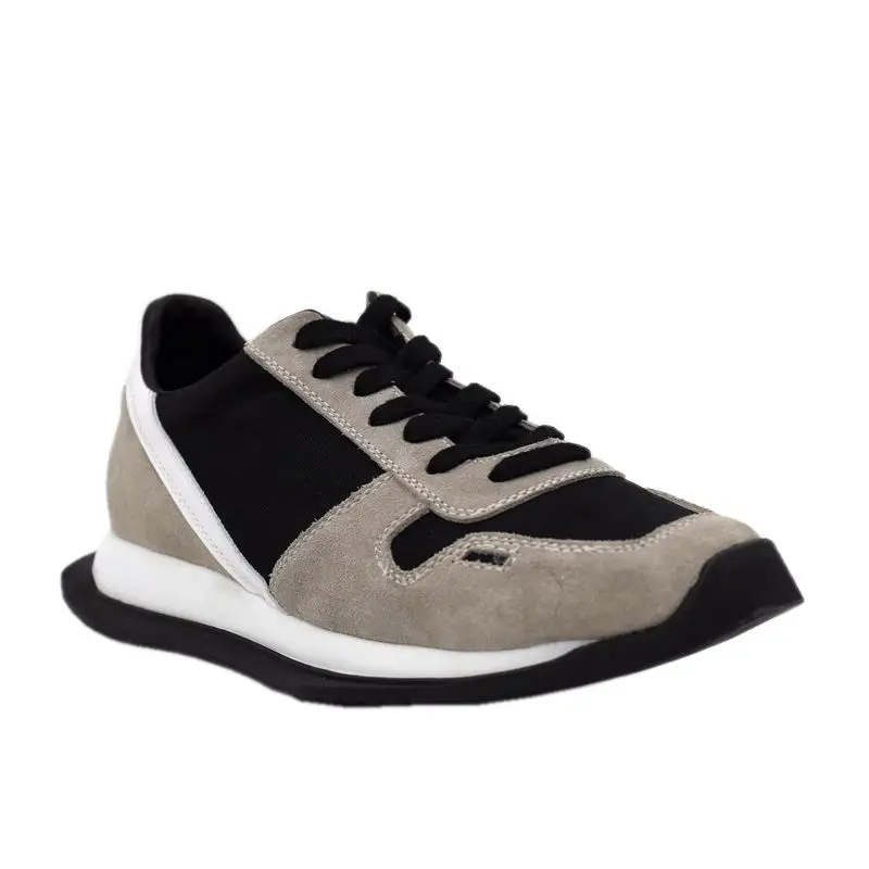 Rric Owees Men's and Women's High-quality Leather Low-top Thick Bottom Color-blocking Korean Version Nubuck Leather Sports Shoes
Rric Owees Men's and Women's High-quality Leather Low-top Thick Bottom Color-blocking Korean Version Nubuck Leather Sports Shoes