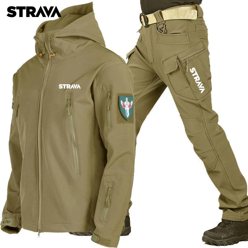 Winter Men Waterproof Windproof Hiking Set Tactical Camping Hiking Clothings Velvet Anti-scratch Outdoor Hiking Jacket Hoodie
Winter Men Waterproof Windproof Hiking Set Tactical Camping Hiking Clothings Velvet Anti-scratch Outdoor Hiking Jacket Hoodie