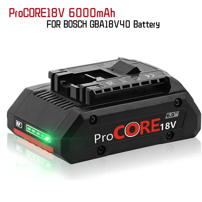 Verbesserte 18 V 6000mAh Li-Ion Akku für Procore 1600A016GB für Bosch 18 Volt Max Cordless Power , 2100 zellen Gebaut-in
Verbesserte 18 V 6000mAh Li-Ion Akku für Procore 1600A016GB für Bosch 18 Volt Max Cordless Power , 2100 zellen Gebaut-in