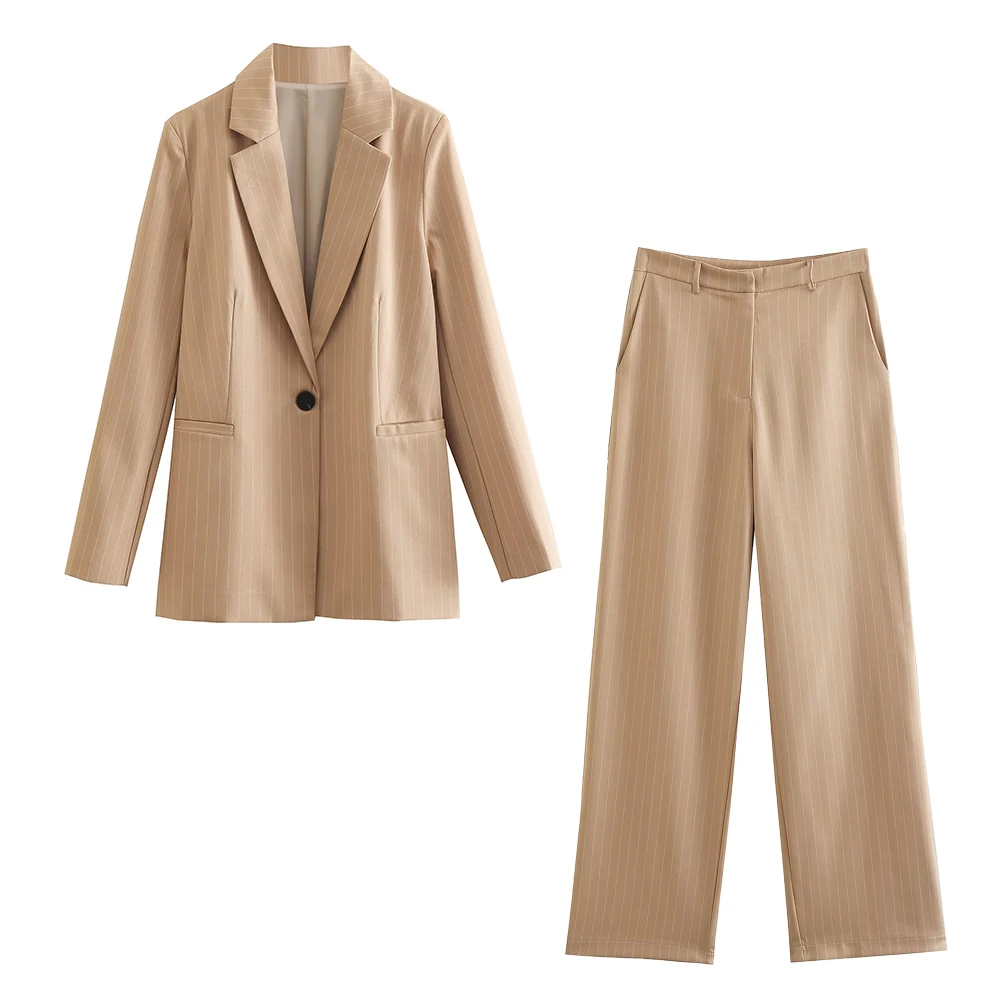 Women's New Striped Casual Suit Jackets Neutral Wind Office Temperament Button Female Retro Blazer Two Piece Mujer 8714611704
Women's New Striped Casual Suit Jackets Neutral Wind Office Temperament Button Female Retro Blazer Two Piece Mujer 8714611704
