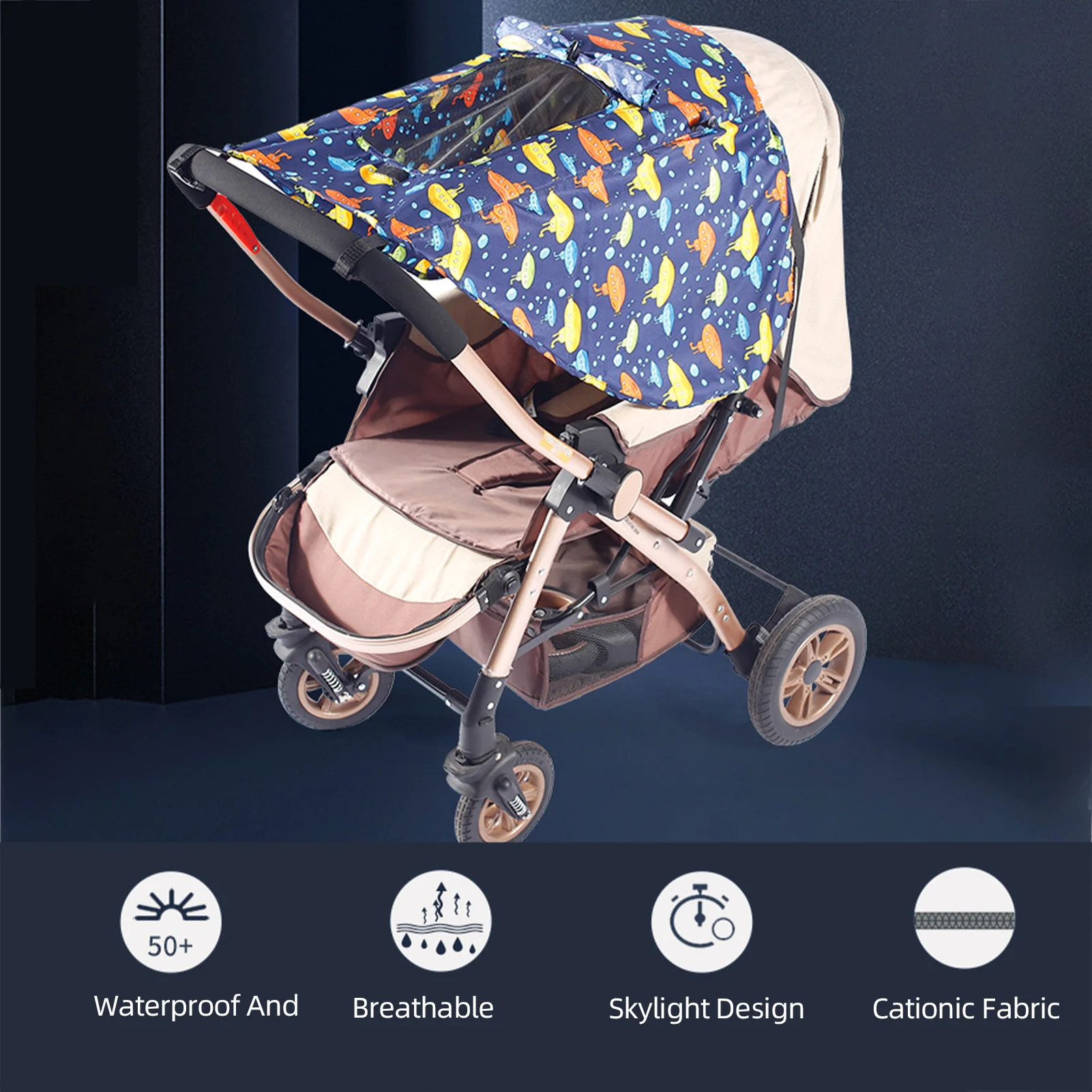 Universal Baby Stroller Accessories Sun Shade UV Protection Sunshade Carriage Canopy Cover For Prams Infants Car Seat Sun Visor
Universal Baby Stroller Accessories Sun Shade UV Protection Sunshade Carriage Canopy Cover For Prams Infants Car Seat Sun Visor