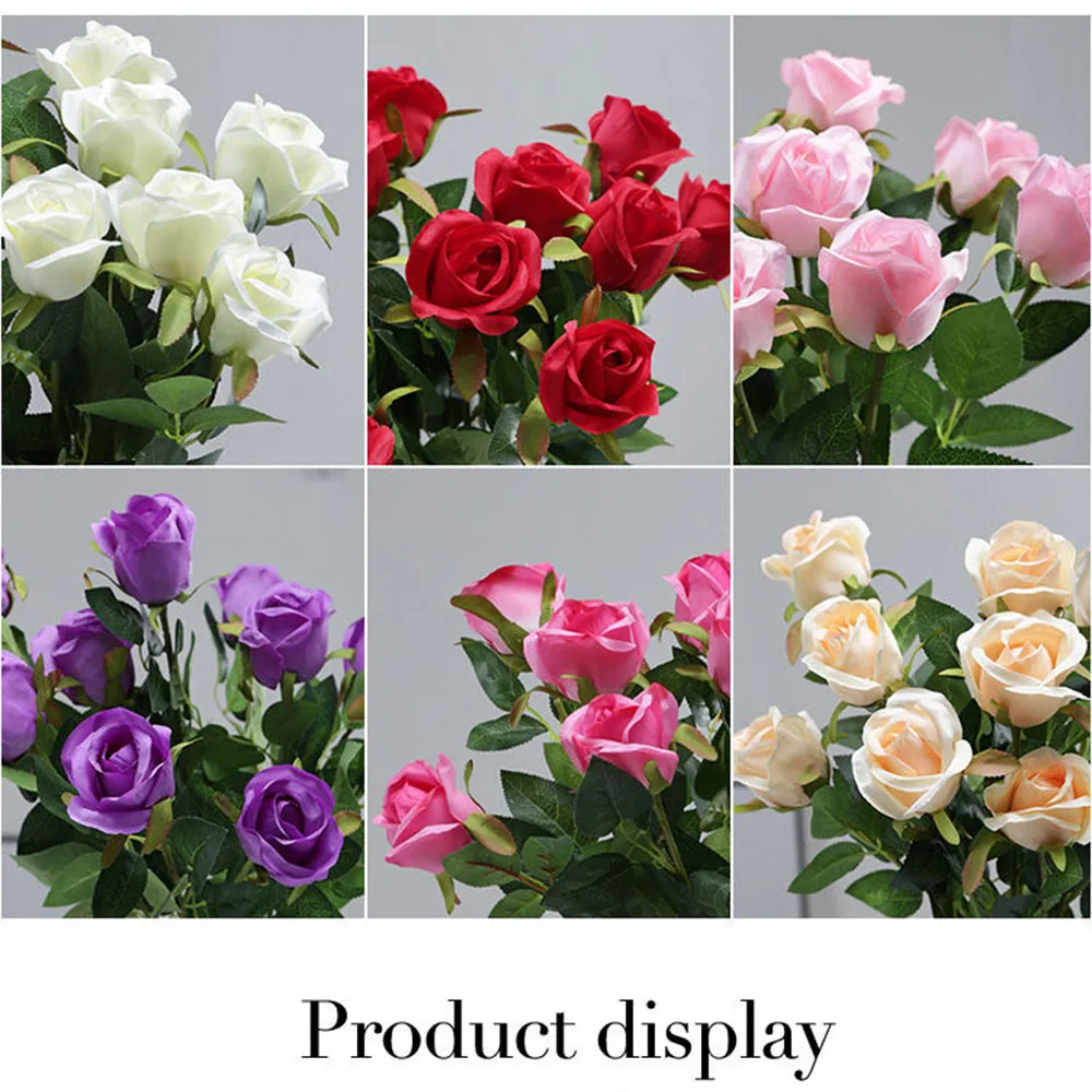 5PCS Simulation Rose Flower Living Room Tv Cabinet Flower Arrangement Silk Flower Plastic Fake Bouquet Dried Flower Decoration
5PCS Simulation Rose Flower Living Room Tv Cabinet Flower Arrangement Silk Flower Plastic Fake Bouquet Dried Flower Decoration