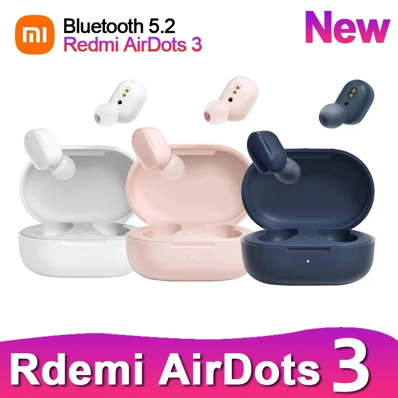 New Redmi Airdots 3 fone Bluetooth 5.2 Headset True Wireless Adaptive Stereo Touch Headset Gaming Earbuds Xiaomi Official Store
New Redmi Airdots 3 fone Bluetooth 5.2 Headset True Wireless Adaptive Stereo Touch Headset Gaming Earbuds Xiaomi Official Store