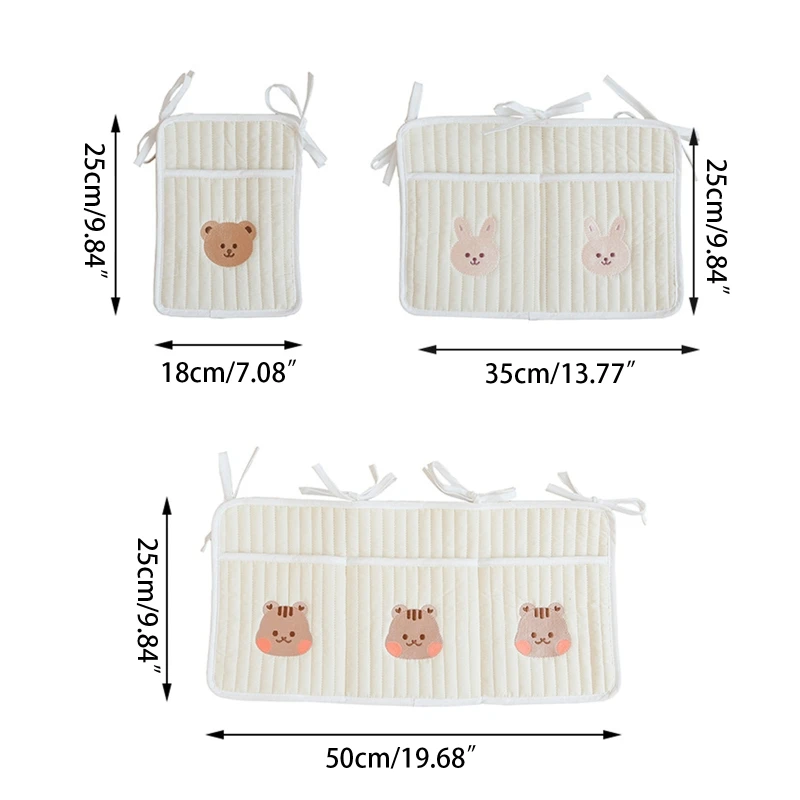 Hanging Diaper Storage Bag Crib Organizer Caddy Large Capacity Quality Cotton Machine Washable for Baby Bed Crib Decor P31B
Hanging Diaper Storage Bag Crib Organizer Caddy Large Capacity Quality Cotton Machine Washable for Baby Bed Crib Decor P31B