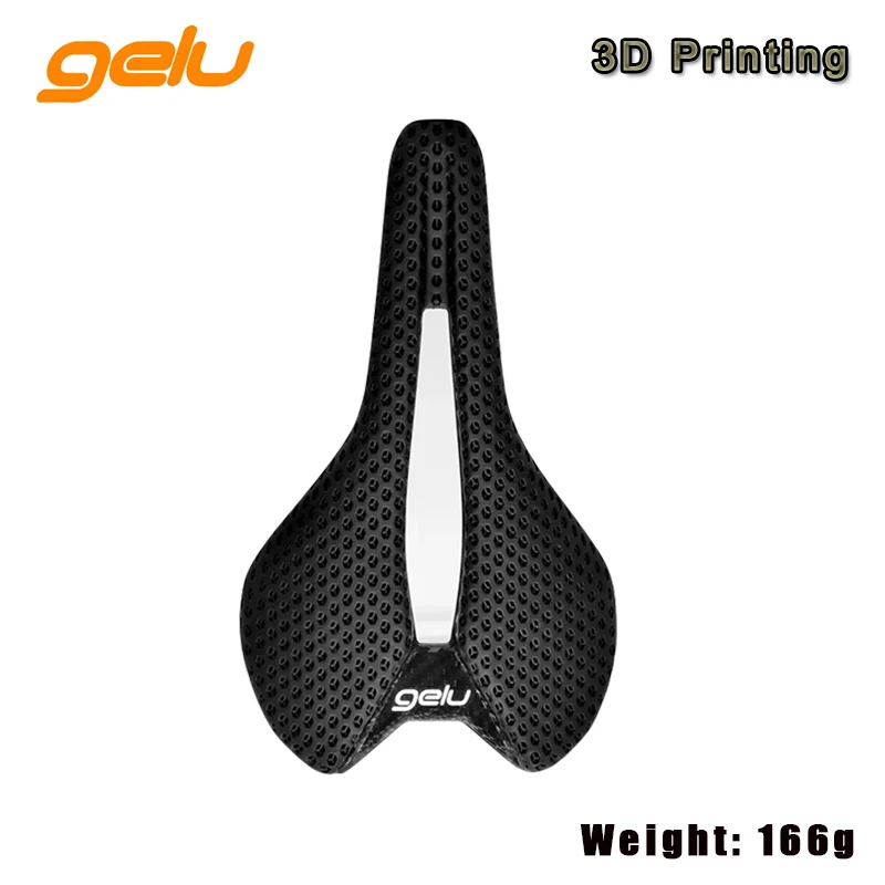 Gelu MTB/Road Bike Saddle Hollow Comfortable Carbon Fiber Honeycomb 3D Printing Cushion Ultralight 166g bike seat cushion
Gelu MTB/Road Bike Saddle Hollow Comfortable Carbon Fiber Honeycomb 3D Printing Cushion Ultralight 166g bike seat cushion