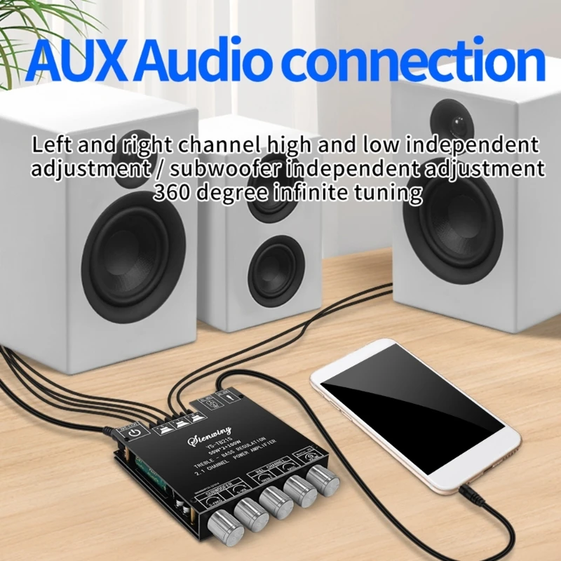 Усилитель мощности TPA3116 50 Вт x2 + 100 Вт Hi-Fi Цифровой усилитель 2,1 каналов усилитель для пассивного динамика Home K1KF
Усилитель мощности TPA3116 50 Вт x2 + 100 Вт Hi-Fi Цифровой усилитель 2,1 каналов усилитель для пассивного динамика Home K1KF