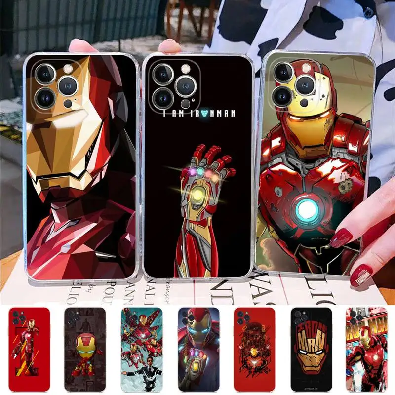 Iron Man Phone Case Silicone Soft for iphone 14 13 12 11 Pro Mini XS MAX 8 7 6 Plus X XS XR Cover
Iron Man Phone Case Silicone Soft for iphone 14 13 12 11 Pro Mini XS MAX 8 7 6 Plus X XS XR Cover
