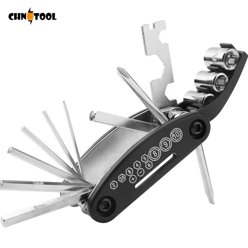 New 16 in 1 Bicycle Tools Sets Mountain Bike Bicycle Multi Repair Tool Kit Hex Spoke Wrench Mountain Cycle Screwdriver Tool
New 16 in 1 Bicycle Tools Sets Mountain Bike Bicycle Multi Repair Tool Kit Hex Spoke Wrench Mountain Cycle Screwdriver Tool