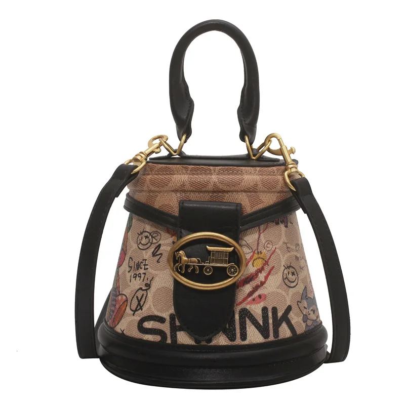 Bucket Bag Female 2023 Trendy Fashion Popular All-Match Shoulder Handbag Korean Version Messenger Women'S Trend Bag Crossbod New
Bucket Bag Female 2023 Trendy Fashion Popular All-Match Shoulder Handbag Korean Version Messenger Women'S Trend Bag Crossbod New