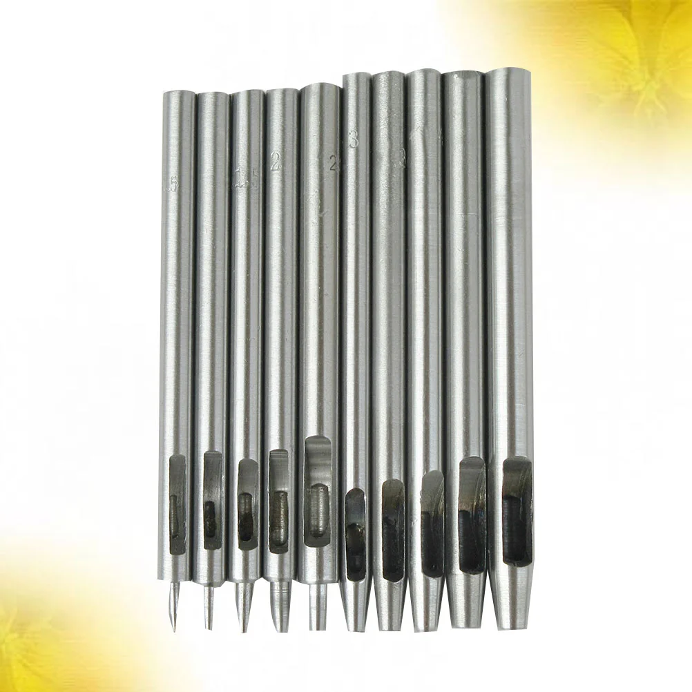 10pcs Punch 0.5-5mm Professional Portable Lightweight DIY Crafts Hole Hollow Punch for Shop Home
10pcs Punch 0.5-5mm Professional Portable Lightweight DIY Crafts Hole Hollow Punch for Shop Home