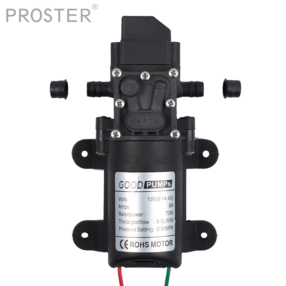 Proster DC 12V 70W Micro Diaphragm Water Pump High Pressure for Metering Air Conditioning Pump Flow Hydraulic Test Booster Pump
Proster DC 12V 70W Micro Diaphragm Water Pump High Pressure for Metering Air Conditioning Pump Flow Hydraulic Test Booster Pump