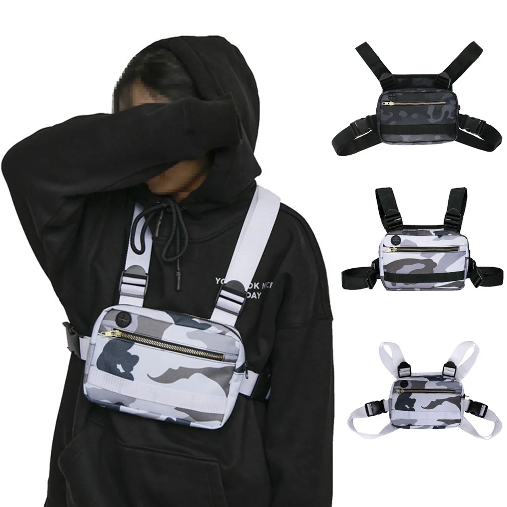 Men Camouflage Chest Bag Outdoor Tactical Streetwear Vest Chest Rig Bags Sports Running Cycling Chest Bag Utility Chest Pack
Men Camouflage Chest Bag Outdoor Tactical Streetwear Vest Chest Rig Bags Sports Running Cycling Chest Bag Utility Chest Pack