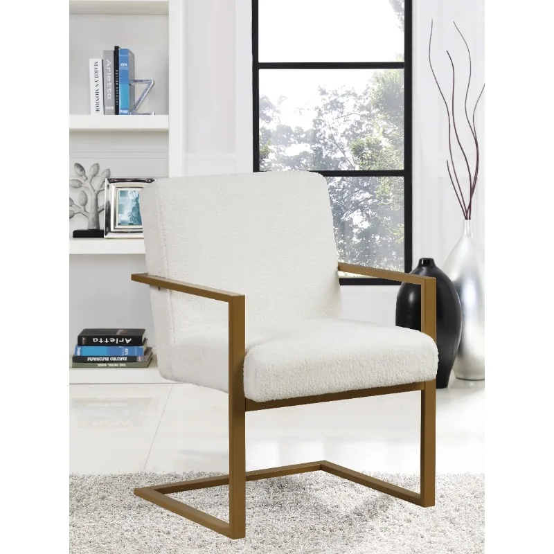 Ember Interiors Silas Modern Lounge Chair with Arms, Cream Fabric 
Ember Interiors Silas Modern Lounge Chair with Arms, Cream Fabric