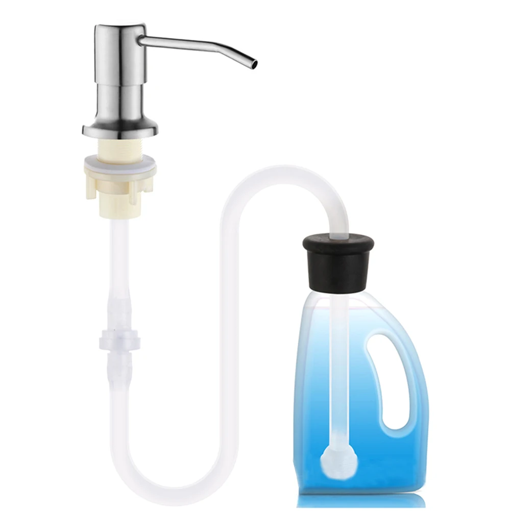 1pcs Soap Dispenser Kitchen Lotion Pumps Silicone Sink Liquid Soap Dispenser Stainless Steel Supplies Bathroom
1pcs Soap Dispenser Kitchen Lotion Pumps Silicone Sink Liquid Soap Dispenser Stainless Steel Supplies Bathroom