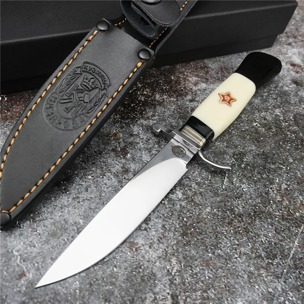Russia Fixed Blade Nkvd Ussr Finka NKVD Outdoor Survival Hunting Bowie Knives Camping Straight Knife Tactical Self Defense Tools
Russia Fixed Blade Nkvd Ussr Finka NKVD Outdoor Survival Hunting Bowie Knives Camping Straight Knife Tactical Self Defense Tools