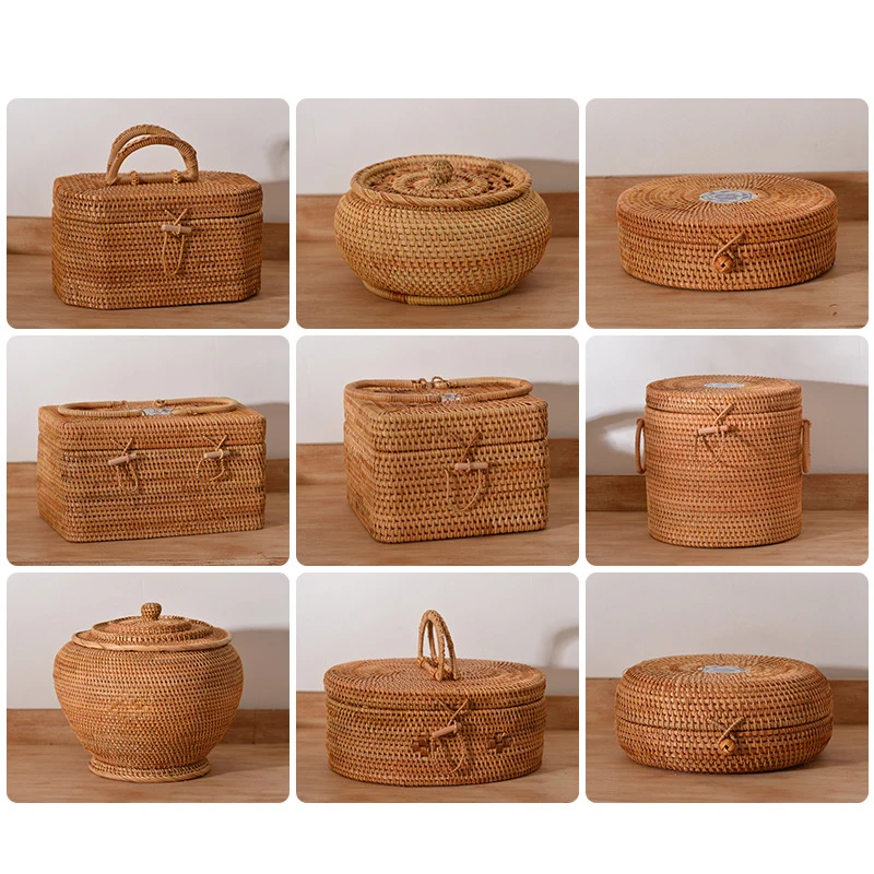 Boxes Tray Bread Baskets Rattan Wicker Basket Mini Decorative Lids Storage Fruit Lid With Woven Snack Round Organizer Sundries
Boxes Tray Bread Baskets Rattan Wicker Basket Mini Decorative Lids Storage Fruit Lid With Woven Snack Round Organizer Sundries