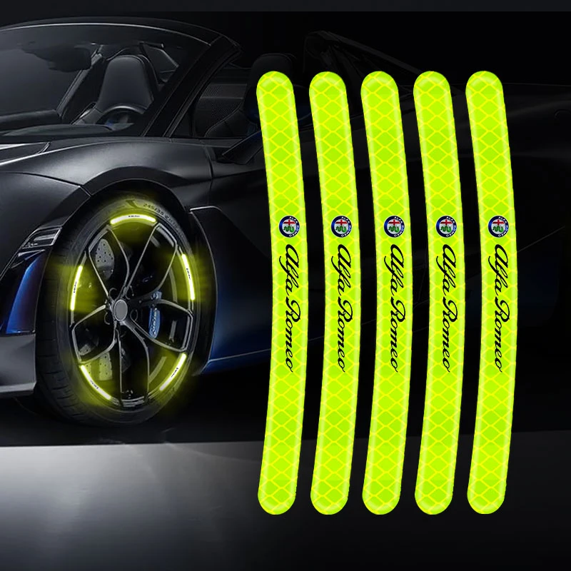 Car Wheel Hub Sticker High Reflective Stripe Tape Car Personality Decorative for Alfa Romeo Mito GT Giulia Giulietta Stelvio
Car Wheel Hub Sticker High Reflective Stripe Tape Car Personality Decorative for Alfa Romeo Mito GT Giulia Giulietta Stelvio