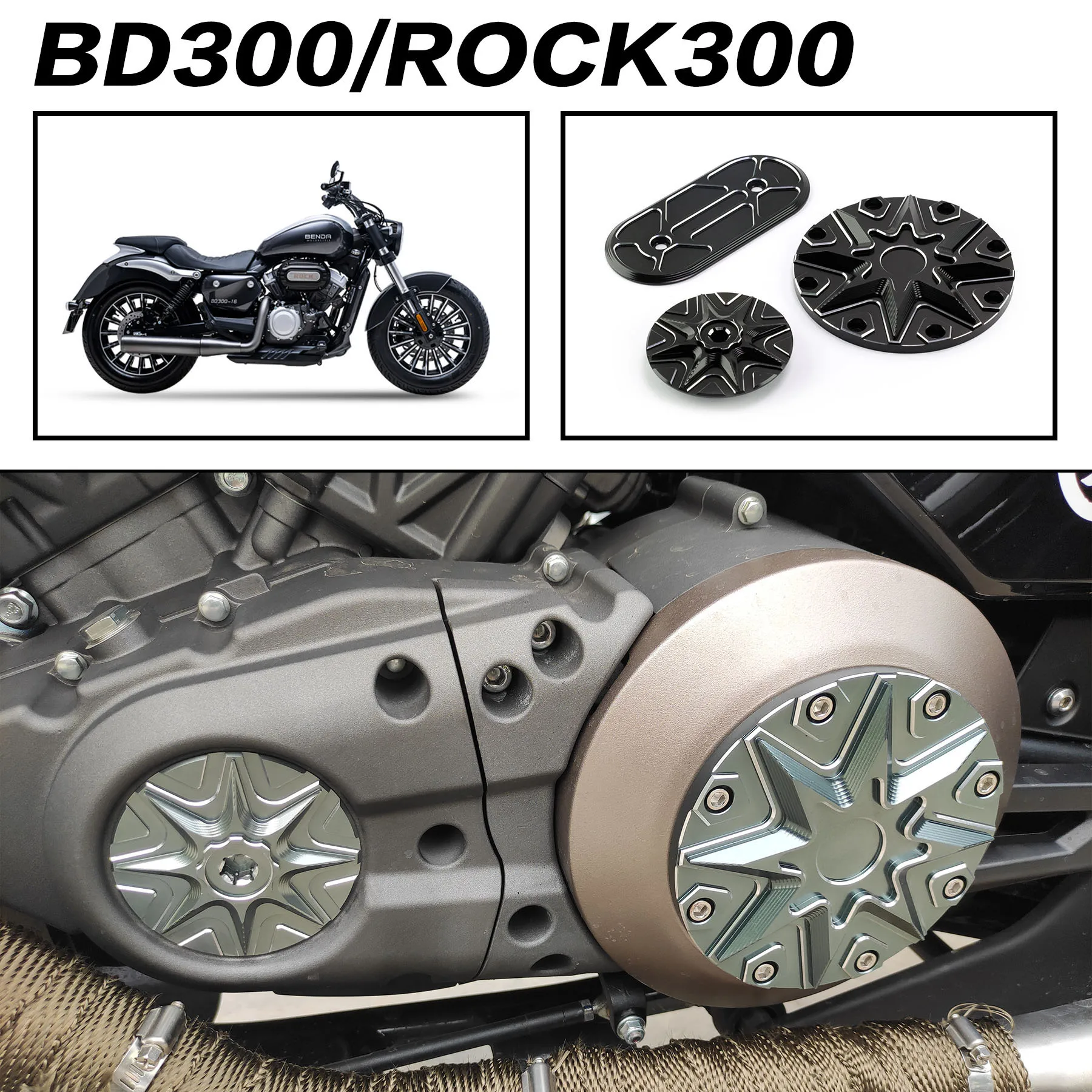Motorcycles Engine cover Protection adornment Engine upper case Left side Body trim cover For BENDA BD300 ROCK300 Vintage
Motorcycles Engine cover Protection adornment Engine upper case Left side Body trim cover For BENDA BD300 ROCK300 Vintage