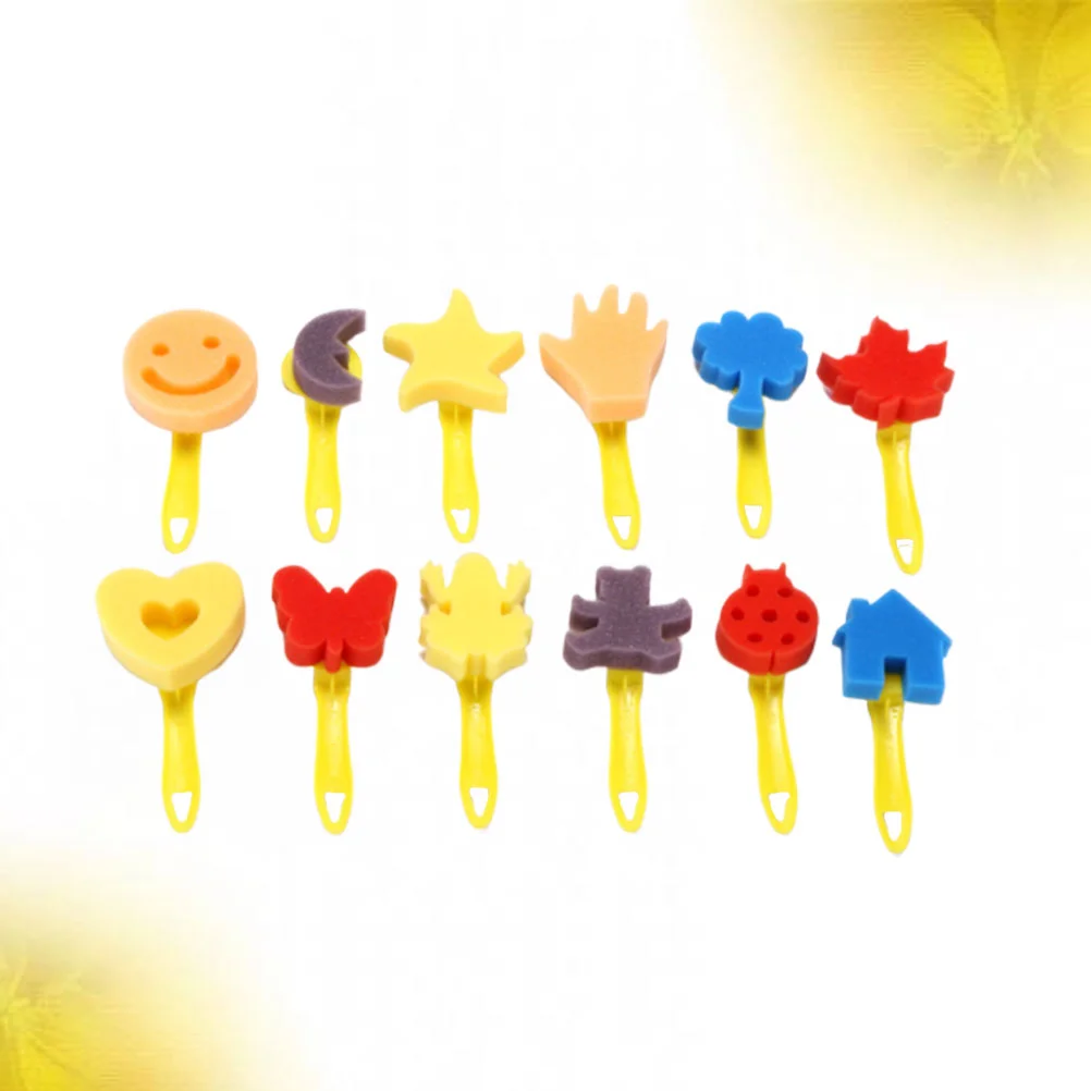 12Pcs Brushes Colorful Brushes Animal Shaped Lovely Brush Sponge Brushes Painting Sponge Brush Painting Brush for Kindergaten
12Pcs Brushes Colorful Brushes Animal Shaped Lovely Brush Sponge Brushes Painting Sponge Brush Painting Brush for Kindergaten