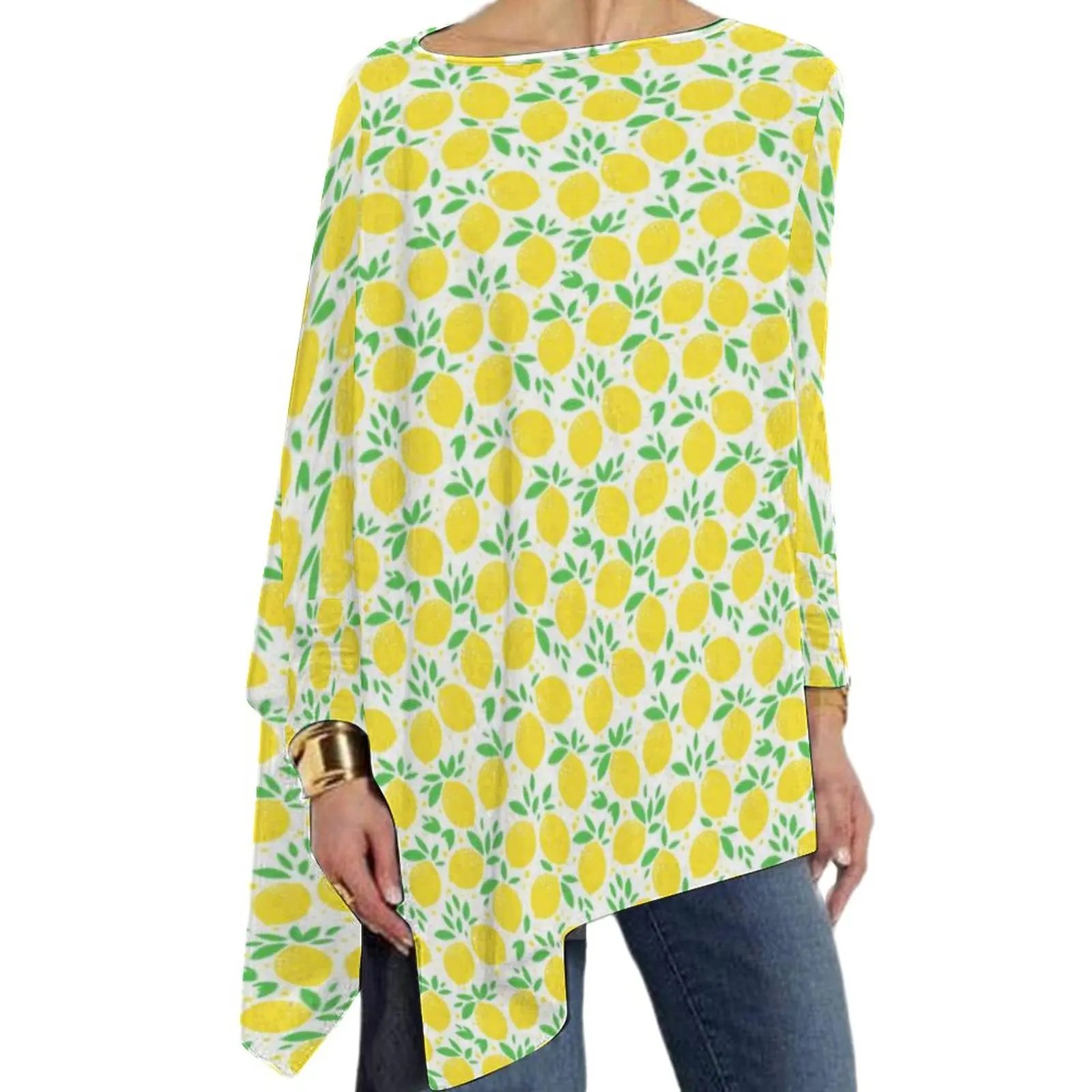 Lemon And Leaf Print T Shirt Fruit Pattern Retro Long Sleeve T Shirts Casual Loose Big Size Tee Shirt Cute Tops Birthday Present
Lemon And Leaf Print T Shirt Fruit Pattern Retro Long Sleeve T Shirts Casual Loose Big Size Tee Shirt Cute Tops Birthday Present