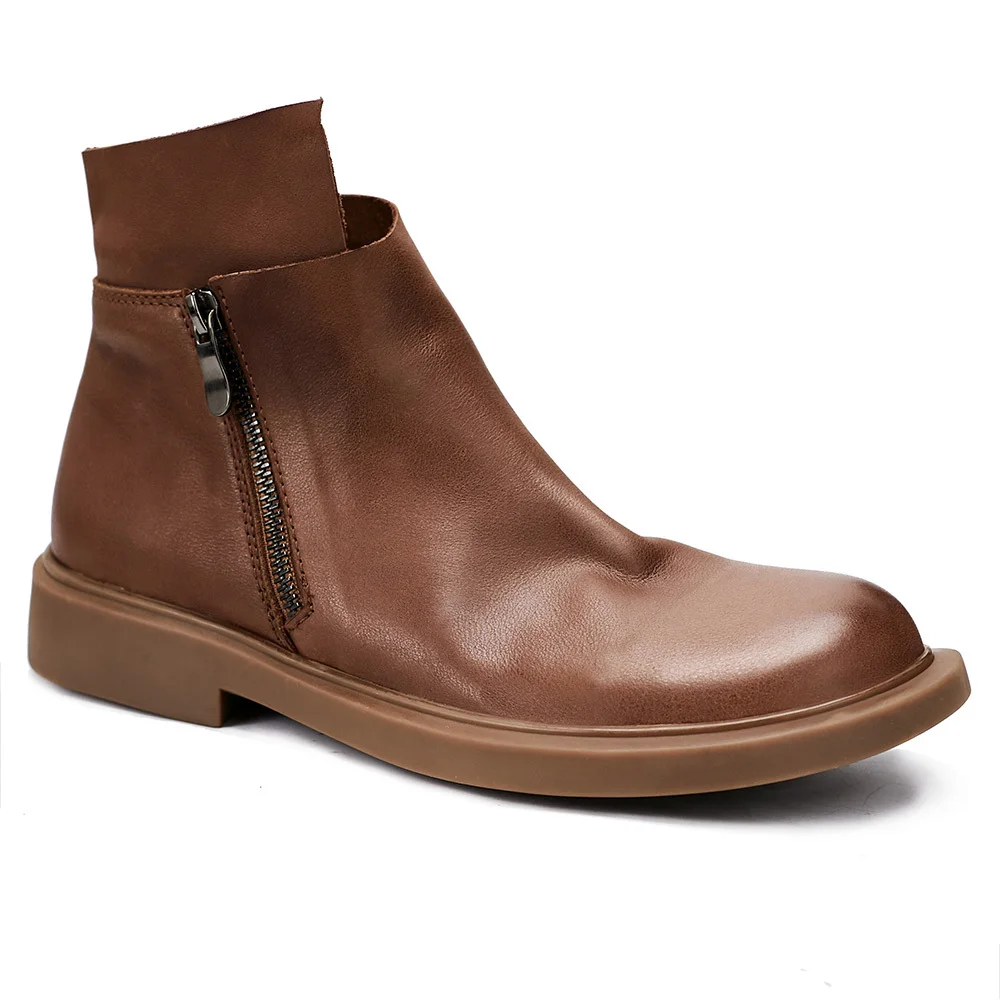 Combat Boots Mens Fashion Genuine Leather Cowhide Designer Shoes Mens Chelsea Boots Casual Shoes Men Autumn Winter Ankle Boots
Combat Boots Mens Fashion Genuine Leather Cowhide Designer Shoes Mens Chelsea Boots Casual Shoes Men Autumn Winter Ankle Boots